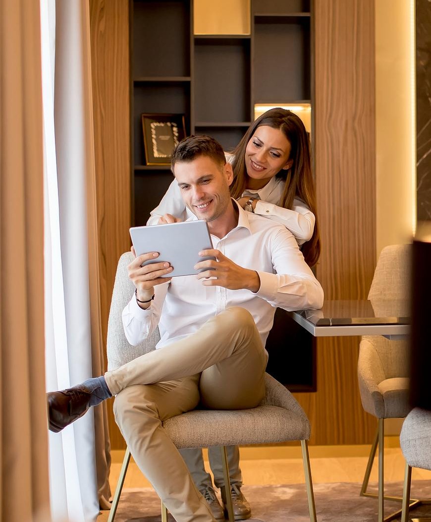 young-couple-relaxing-in-luxury-home